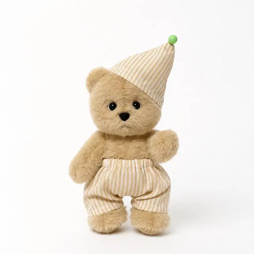 [BUNJANG] Monchhichi/Renabear/Rabuvu Handmade Doll Clothes (Stripe Pattern, Hat Set) / 몬치치ss 레나베어xs 라부부 호환 핸드메이드 인형옷