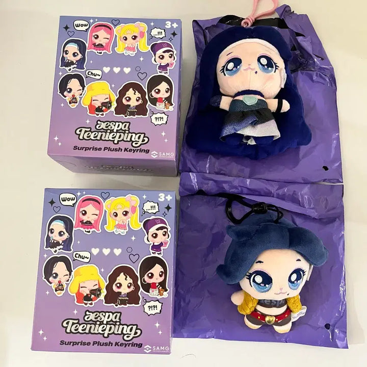 [BUNJANG] Aespa Tinyping Surprise Plush Keyring Karina Bundle Set / 에스파 티니핑 서프라이즈 플러시 키링 카리나 일괄 판매합니다