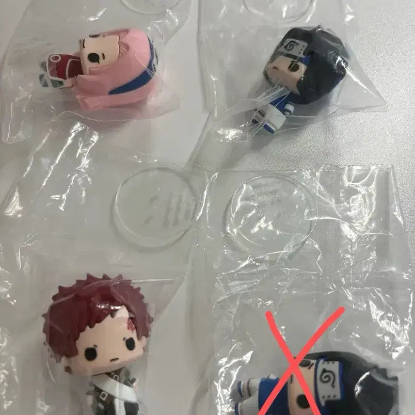 [BUNJANG] Naruto Chocorin Sakura Sasuke Gaara Figure Set / 나루토 초코린 쵸코린 사쿠라 사스케 가아라