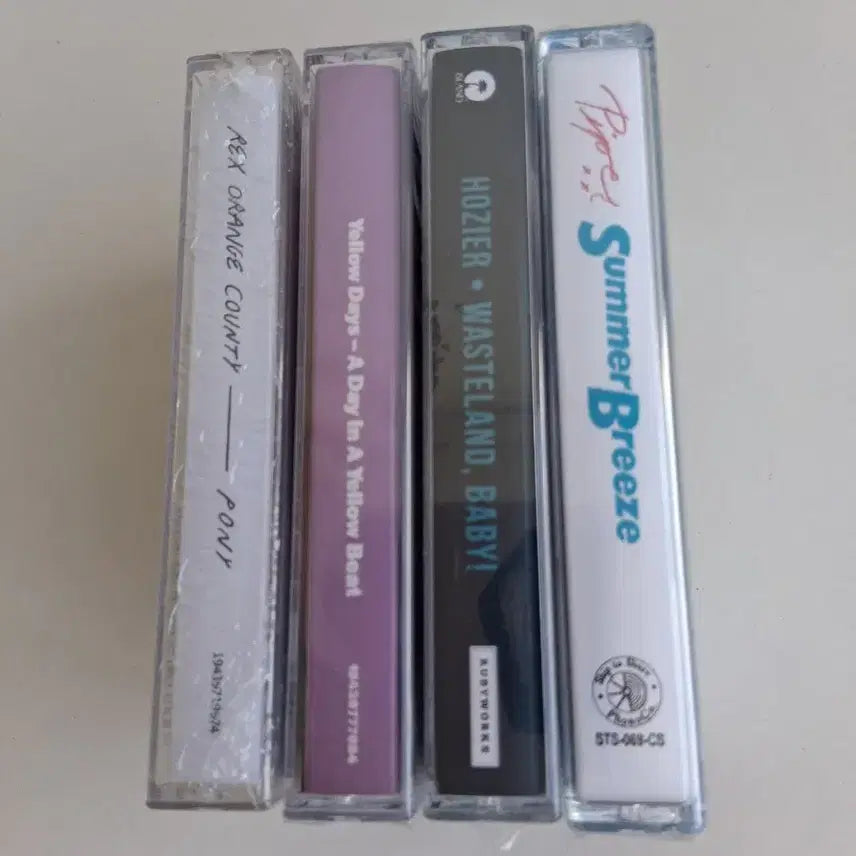 [BUNJANG] Cassette Tapes 4-Piece Bundle Set (Sealed) / (미개봉)카세트테잎 4장