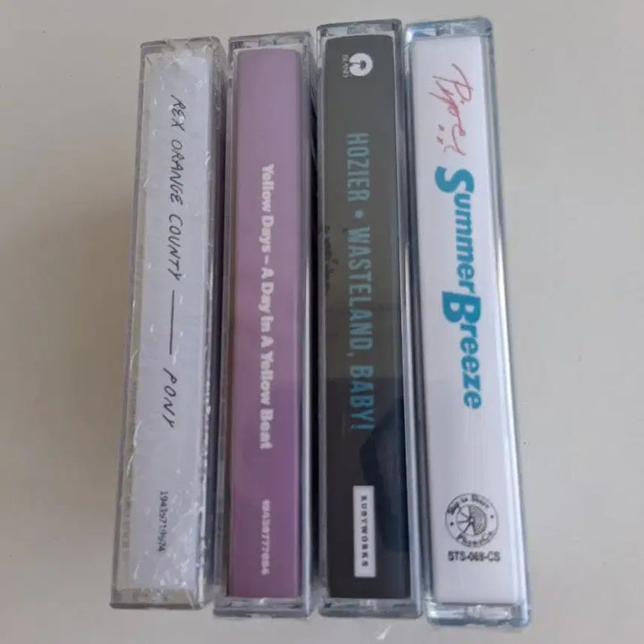 [BUNJANG] Cassette Tapes 4-Piece Bundle Set (Sealed) / (미개봉)카세트테잎 4장