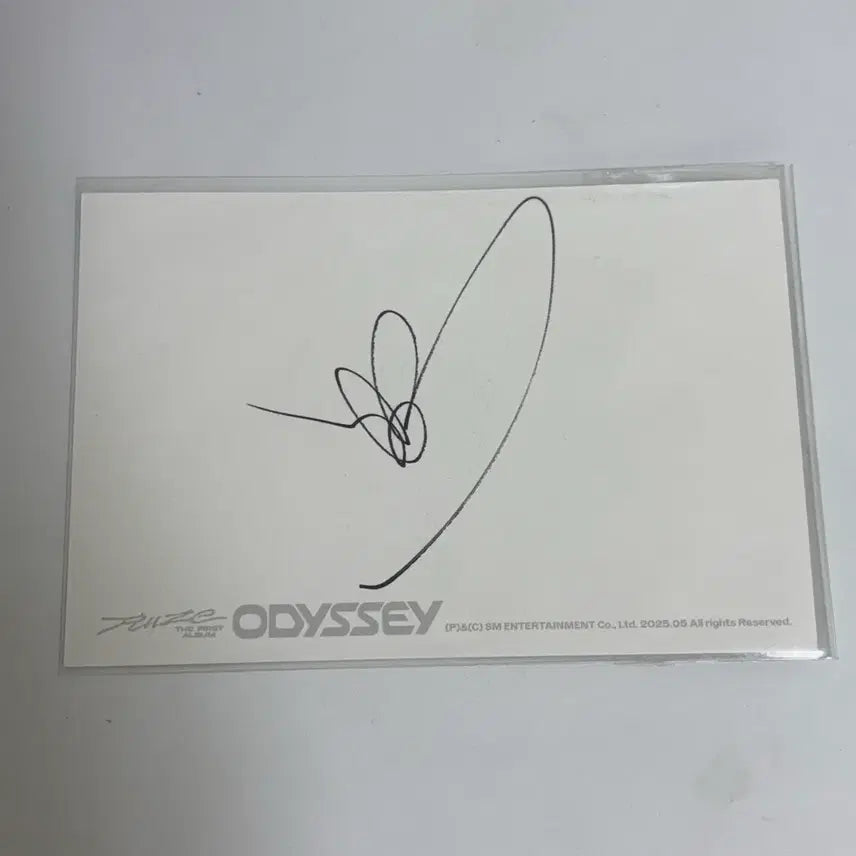 [BUNJANG] RIIZE Odyssey US Edition Sungchan Signed Postcard / 라이즈 오디세이 ODYSSEY 미국반 싸인 엽서 성찬 양도