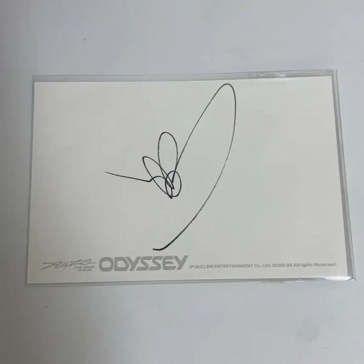 [BUNJANG] RIIZE Odyssey US Edition Sungchan Signed Postcard / 라이즈 오디세이 ODYSSEY 미국반 싸인 엽서 성찬 양도