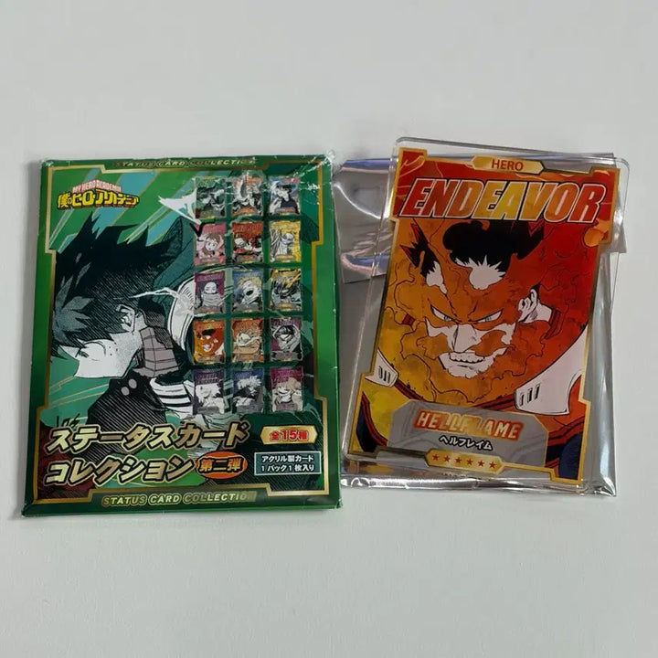 [BUNJANG] My Hero Academia Status Card Vol. 2 Endeavor / 히로아카 스테이터스 카드 2탄 엔데버