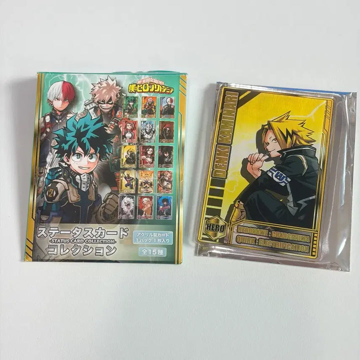 [BUNJANG] My Hero Academia Kaminari Denki Status Card Set 1 / 히로아카 스테이터스 카드 1탄 카미나리 덴키