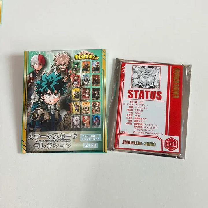 [BUNJANG] My Hero Academia Endeavor Status Card Vol. 1 / 히로아카 스테이터스 카드 1탄 엔데버