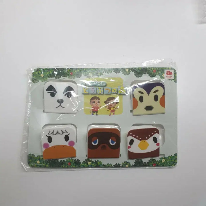 [BUNJANG] Animal Crossing Classic Magnet Clip Set / 동물의숲 고전 마그넷 클립 서류 집게 세트