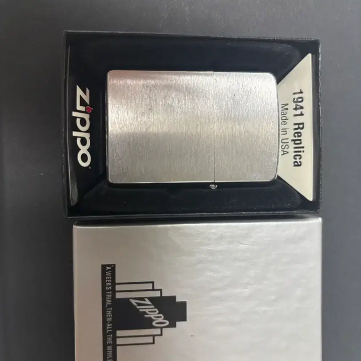 [BUNJANG] Zippo 1941 Replica Silver Lighter / 지포 1941 리플리카 실버 라이터