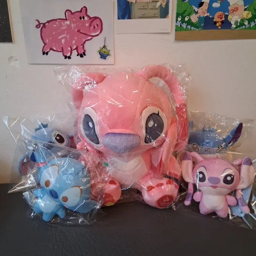 [BUNJANG] Lilo &amp; Stitch Stuffed Toy Set / 릴로앤스티치 스티치 인형 세트