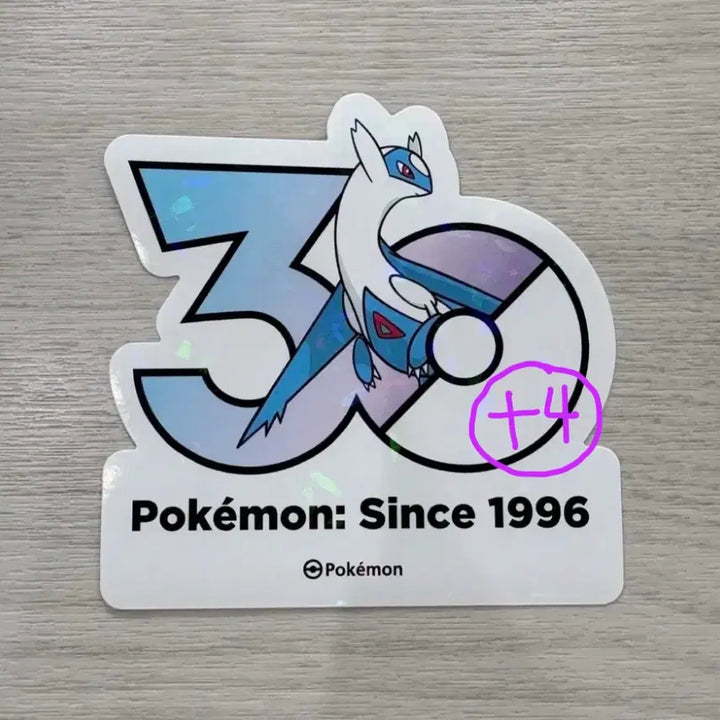 [BUNJANG] Pokemon 30th Anniversary Sticker Latias / 포켓몬 포켓몬스터 30주년 스티커 라티오스