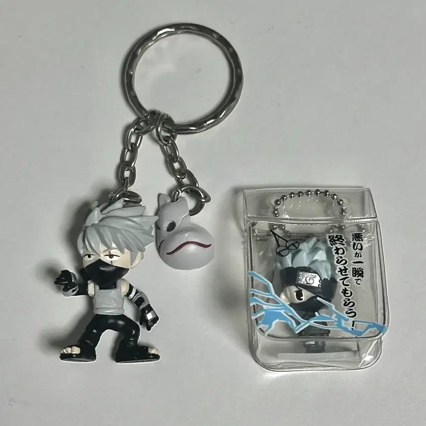[BUNJANG] Naruto Kakashi Vintage Figure Keychain / 나루토 카카시 고전 피규어 키링