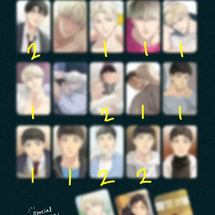 [BUNJANG] JAIME SHOP Backlight Collection Photocard Bundle Set Han Seo-in, Baek Young-woon / 원가이하) 재이미샵 백라이트 컬렉션 포토카드 백라이트 포카 재이미샵 포카 한서인 백영운 레진 백라이트 포카 스페셜 컬포