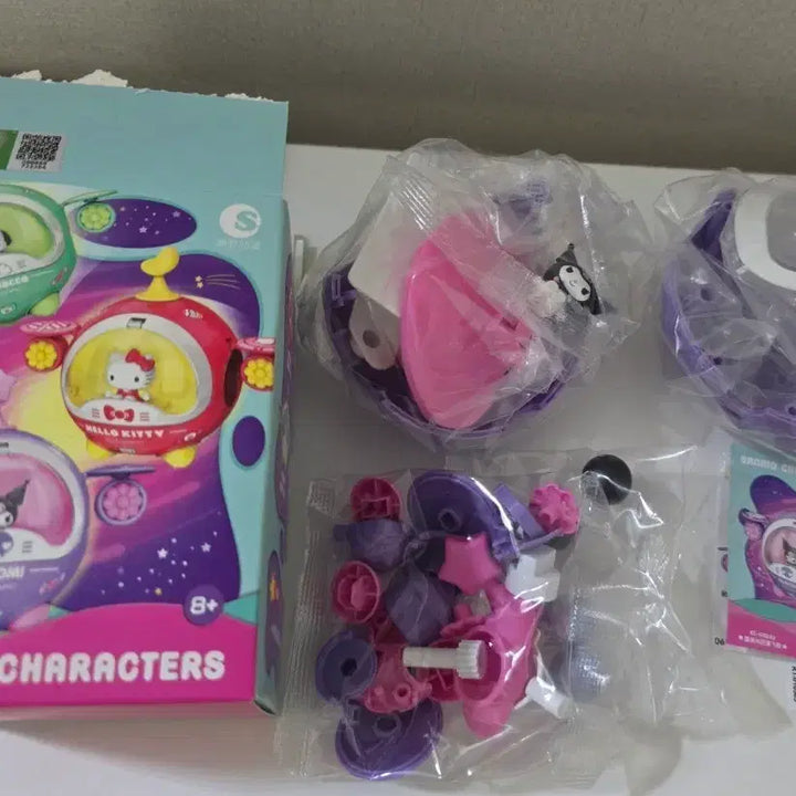 [BUNJANG] Sanrio Spaceship Assembly Figure Kuromi / 산리오 우주선 조립 피규어 쿠로미