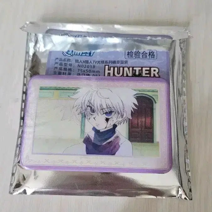 [BUNJANG] Hunter x Hunter Killua Square Can Badge &amp; Leorio Bundle Set / 헌터헌터 키르아 사각 캔뱃지와 레오리오 일괄 판매합니다!