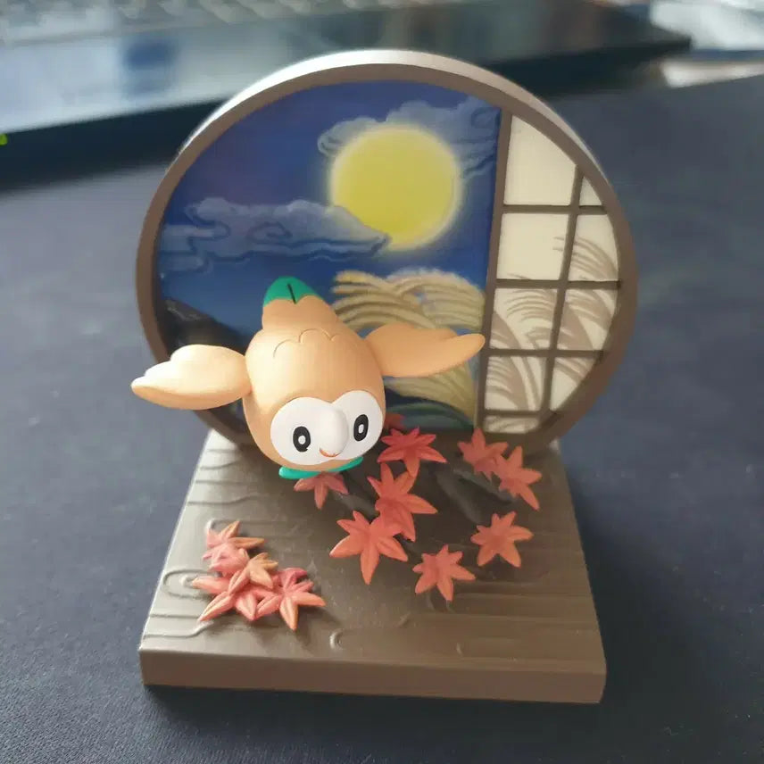 [BUNJANG] Pokemon Rowlet "Window of Japan" Figure / 포켓몬스터 나몰빼미 일본의 창 와노마도
