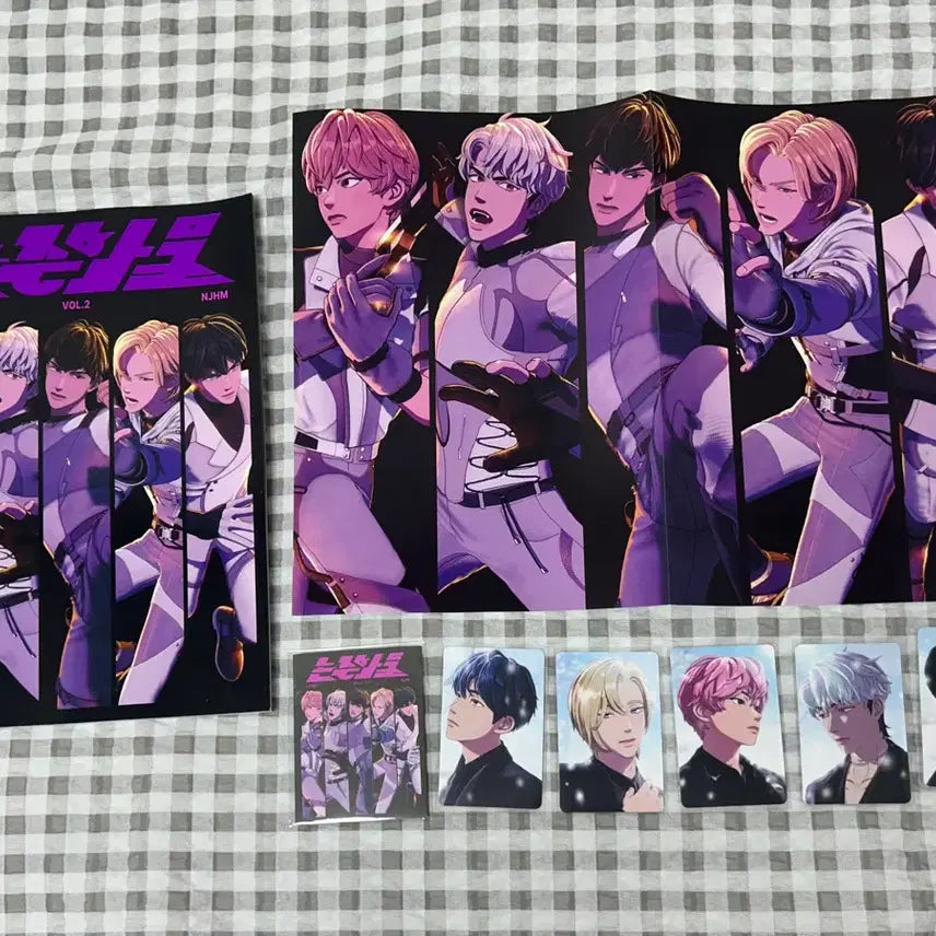 [BUNJANG] PLAVE Non-Chinese Goods 2 Poster &amp; Photocard Set / 플레이브 논중화물2 (포스터&amp;포카 포함)