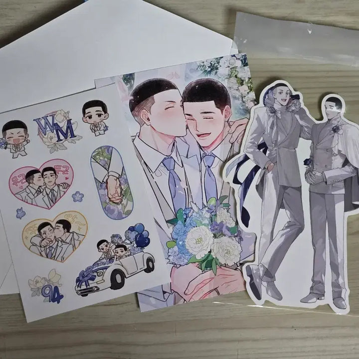 [BUNJANG] Slam Dunk Sanwang Woosung Myungheon Wedding Diorama Acrylic Stand Set / 슬램덩크 산왕 비공굿 딜리셔스님 웨딩 set