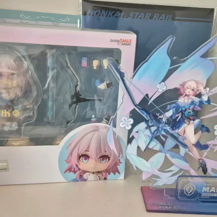 [BUNJANG] Mar.7th Nendoroid &amp; Acrylic Stand Bundle Set / 삼칠이 Mar.7th 넨도로이드, 아크릴 스탠드 일괄