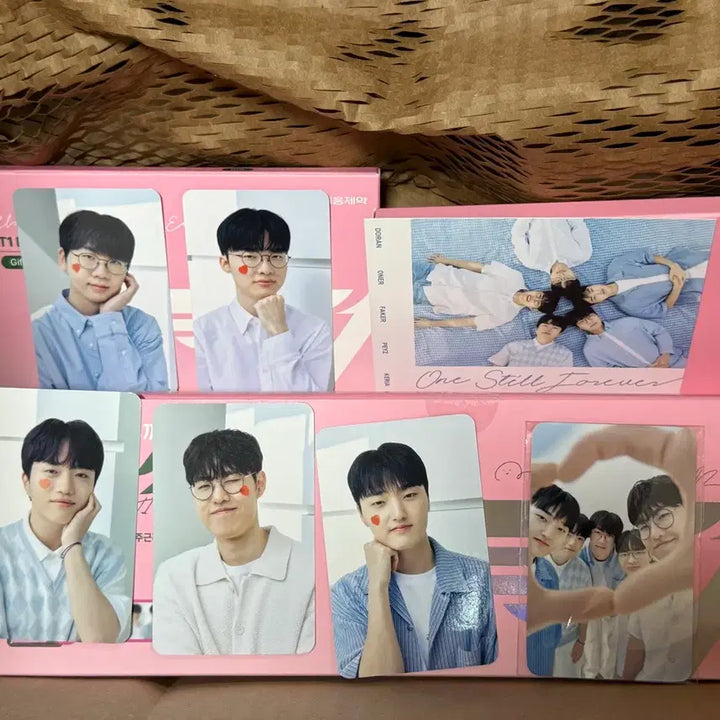 [BUNJANG] T1 Doran Faker Oner Keria Paezyun Photocard + Postcard Set / T1 대웅제약 티원 도란 페이커 오너 케리아 페이즈 포카 + 엽서