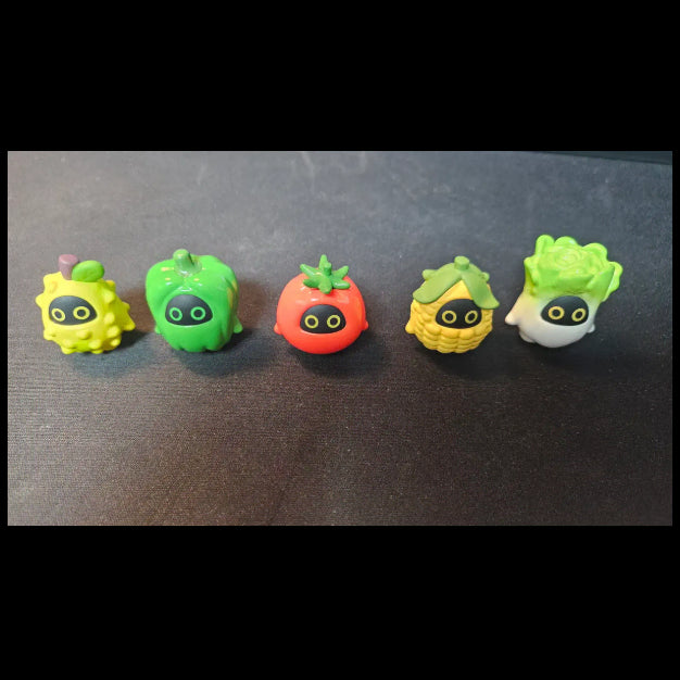 [BUNJANG] Genshin Impact Zero-One Vegetable Country Bangbu Figure Bundle Set / 젠제스존제로 방부 피규어 5개