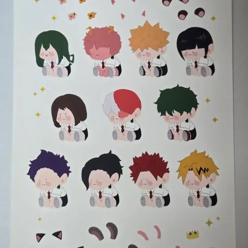[BUNJANG] My Hero Academia Confetti Stickers / 히로아카 나히아 컨페티 스티커 비공굿 양도