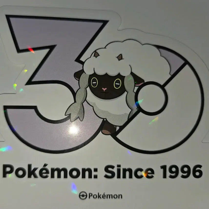 [BUNJANG] Pokemon 30th Anniversary Large Logo Sticker Collection Ur / 포켓몬스터 30주년 대형 로고 스티커 컬렉션 우르