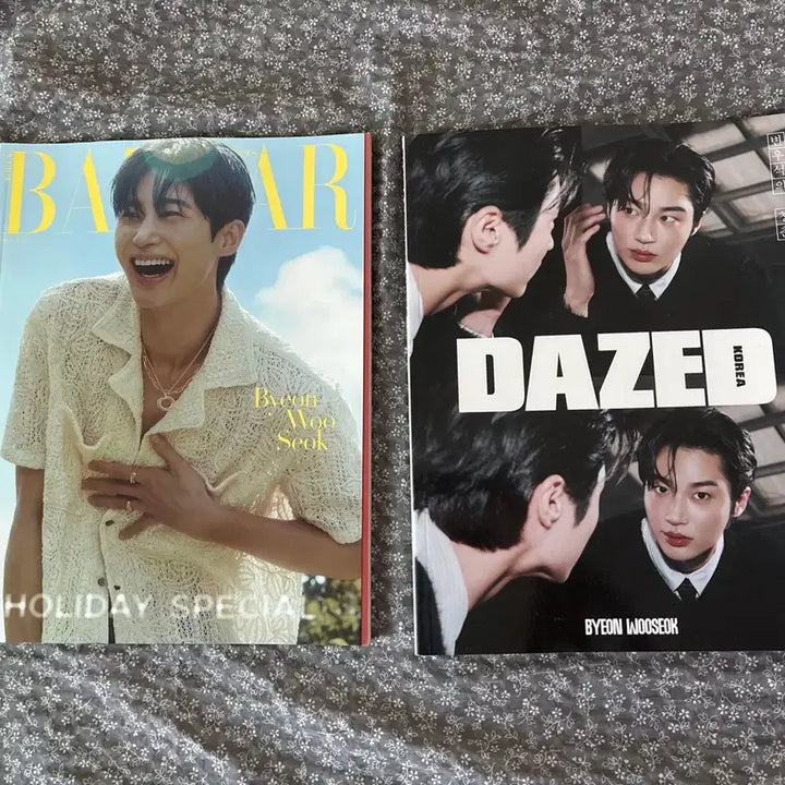 [BUNJANG] Byeon Woo-seok 2024 Bazaa &amp; Dazed Magazines / 변우석 24년 바자,데이즈드
