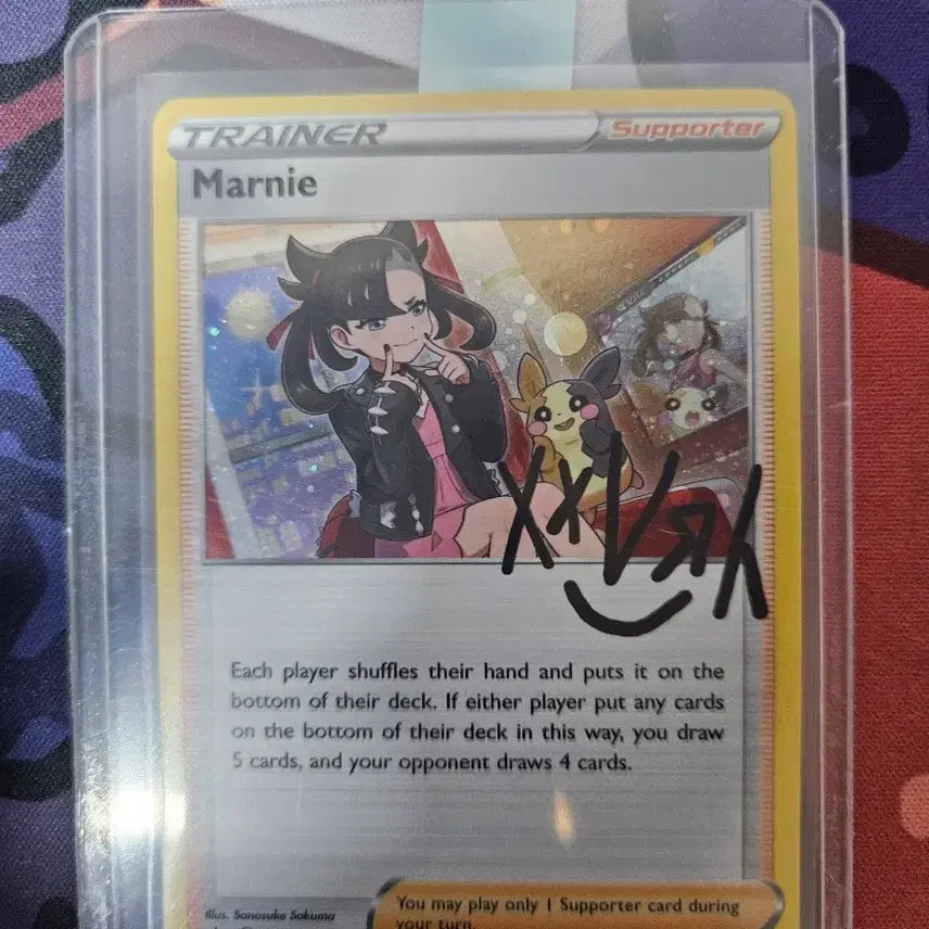 [BUNJANG] Pokemon Card Mari Autograph Card / 포켓몬카드 마리 싸인카드