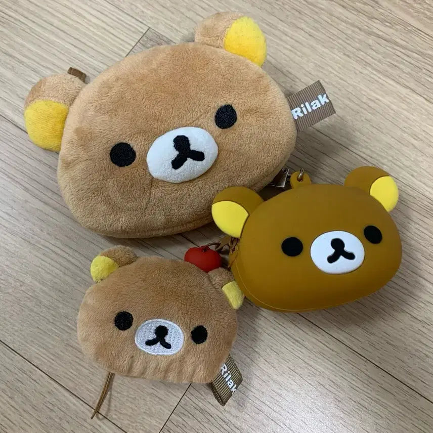 [BUNJANG] Rilakkuma Silicone Pouch Bundle Set / 리락쿠마 굿즈 지갑 파우치 실리콘 파우치 초미니 파우치 일괄 판매합니다!