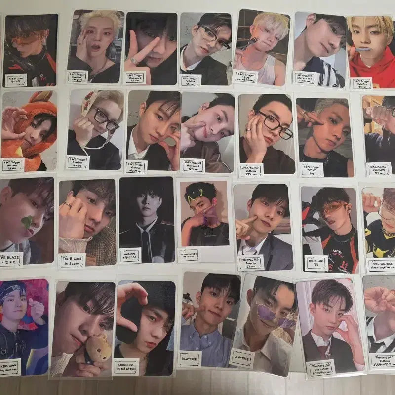 [BUNJANG] The Boyz Q POB Photocard Bundle Set (36 pcs) / 더보이즈 큐 미공포 포카 36장 일괄 양도