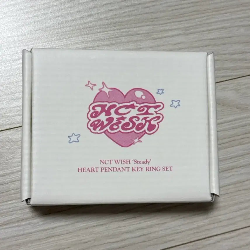 [BUNJANG] NCT WISH Steady Heart Pendant Keyring / 엔시티위시 스테디 하트 펜던트 키링