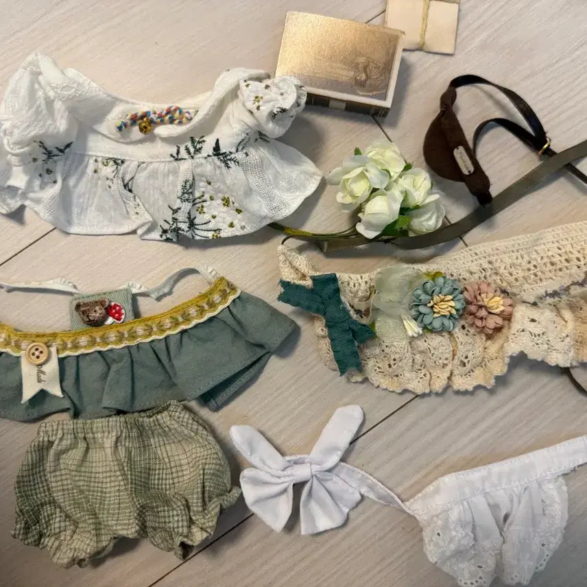 [BUNJANG] Spring Garden Outfit for 20cm Doll / 솜인덕장터 봄의 정원 옷 앙도