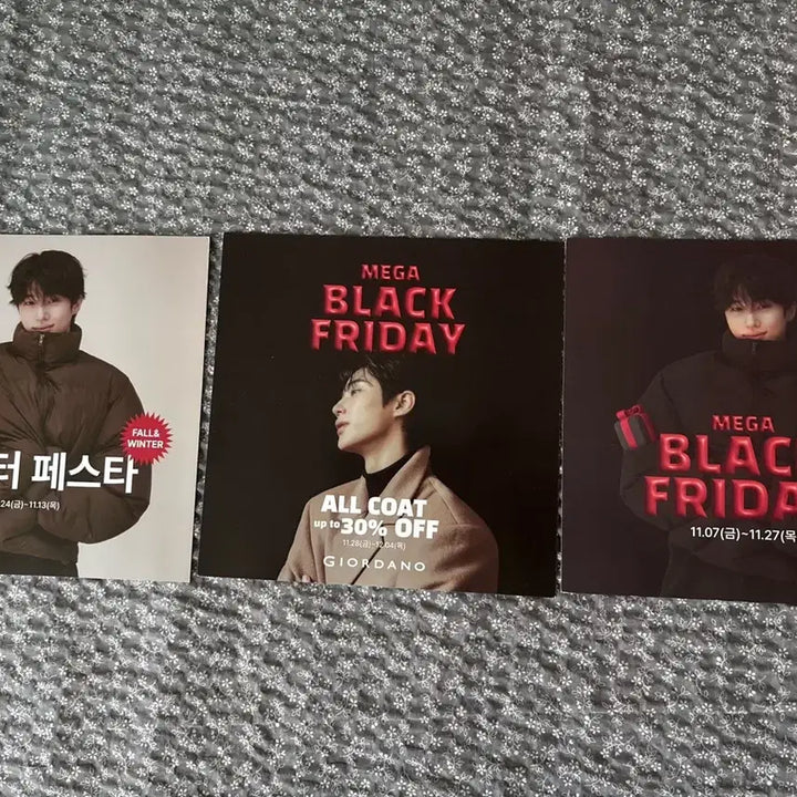 [BUNJANG] Giordano Byun Woo-seok In-Store Flyer and Poster Set / 지오다노 변우석 매장용 전단,포스터