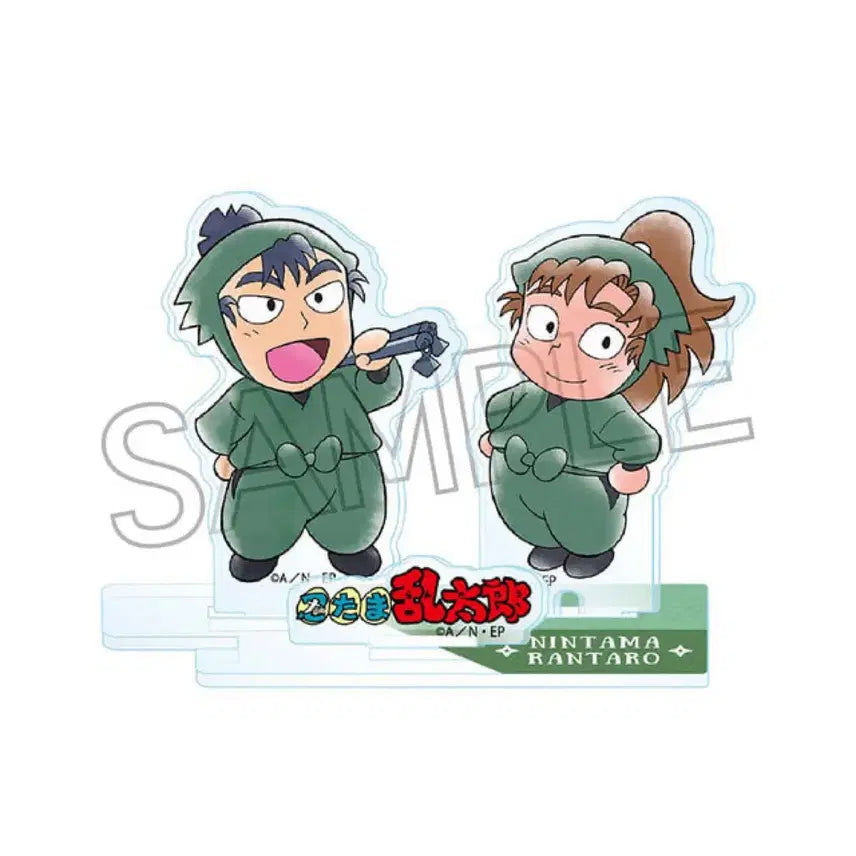 [BUNJANG] Nintama Rantarou Kemao Tomezaburo &amp; Zenpouji Isaku Acrylic Stand / 닌타마 닌자보이 란타로 케마 토메사부로 젠포우지 이사쿠 아크릴 스탠드