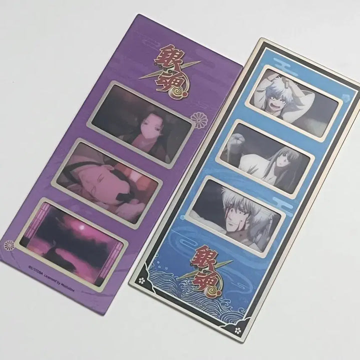 [BUNJANG] Gintama Chinese Exclusive Famous Scenes 3-Cut Film Card Bundle Set / 은혼) 중국 한정 명장면 세컷 필름 카드 2개 일괄