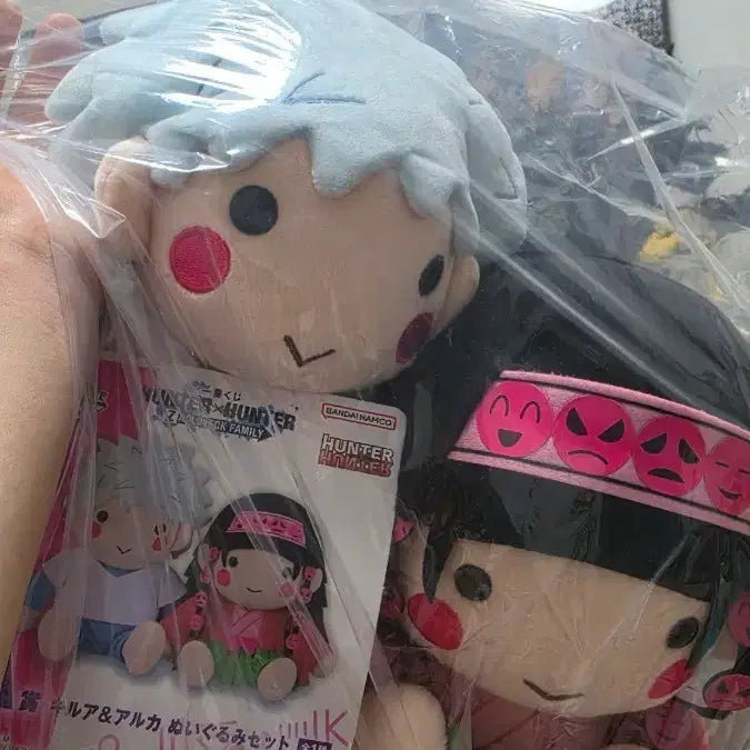 [BUNJANG] Hunter x Hunter Killua &amp; Alluka Plush Set / 헌터헌터 a상 봉제인형 키르아 아르카