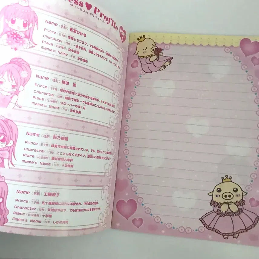 [BUNJANG] Princess Notebook Classic Stationery / 프린세스 공주 노트 고전문구
