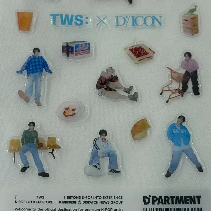 [BUNJANG] TWS DICON Japan Pop-up Epoxy Sticker Sealed / 투어스 디아이콘 DICON 일본 팝업 에폭시 스티커 미개봉 새상품