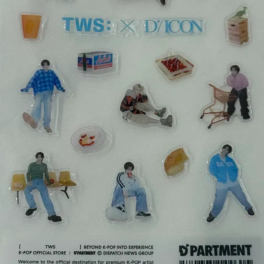 [BUNJANG] TWS DICON Japan Pop-up Epoxy Sticker Sealed / 투어스 디아이콘 DICON 일본 팝업 에폭시 스티커 미개봉 새상품