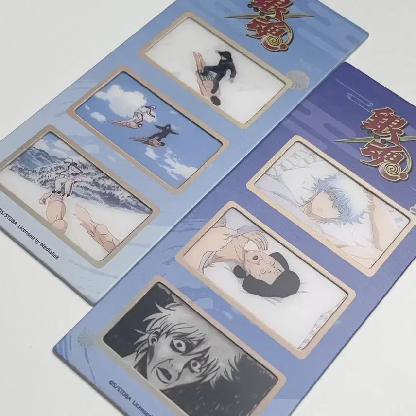 [BUNJANG] Gintama Chinese Exclusive Famous Scene 3-Cut Film Card Set / 은혼) 중국 한정 명장면 세컷 필름 카드 2개 일괄