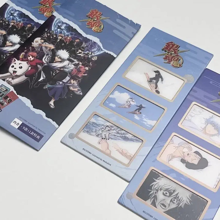 [BUNJANG] Gintama Chinese Exclusive Famous Scene 3-Cut Film Card Set / 은혼) 중국 한정 명장면 세컷 필름 카드 2개 일괄