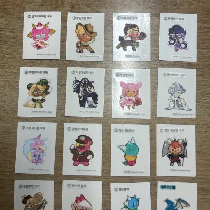 [BUNJANG] Cookie Run Kingdom Sticker Collection / 쿠키런 킹덤 띠부씰 팝니다