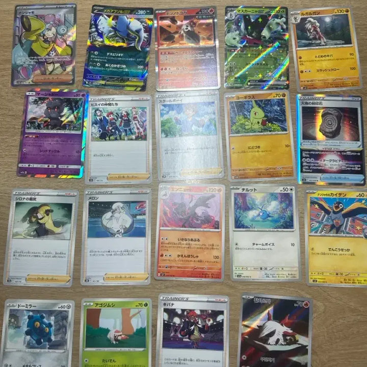 [BUNJANG] Pokemon Card Japanese Set - Moyeramo SR, Mega Absol RR, Mascarana RR, etc. / 일판(일본판) 포켓몬카드 일괄로 팝니다