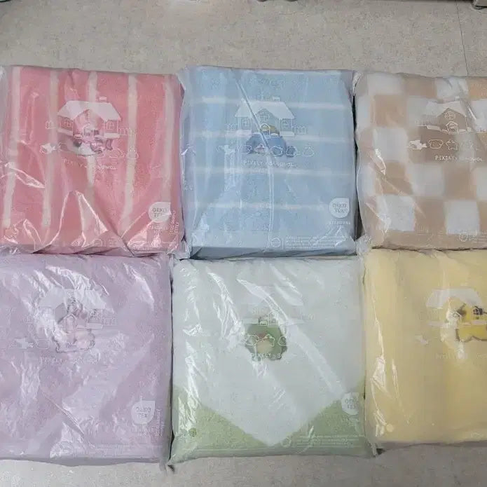 [BUNJANG] Pixelie Songwol Towel Bundle / 픽셀리 송월타월 수건 미개봉 일괄(수수료 포함)