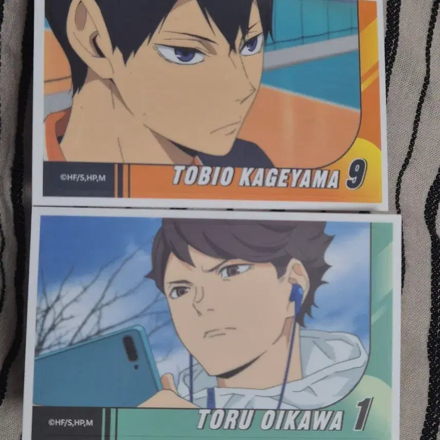 [BUNJANG] Haikyuu!! Kageyama Tobio &amp; Oikawa Tooru Illustration Sticker / 하이큐 카게야마 토비오 오이카와 토오루 일러스트 스티커