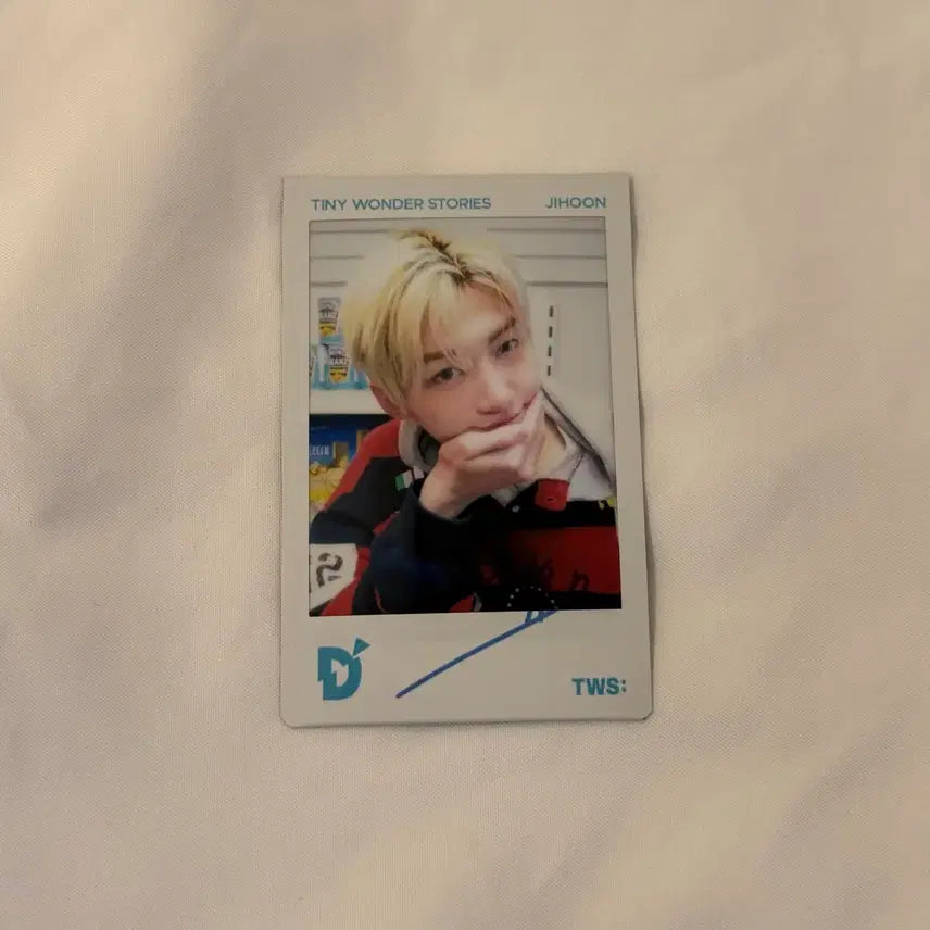 [BUNJANG] TWS DICON Japan Popup Jihoon Signed Fujfilm Polarphotocard / 투어스 디아이콘 DICON 일본 팝업 지훈 사인 후지필름 폴라 포카 포토카드