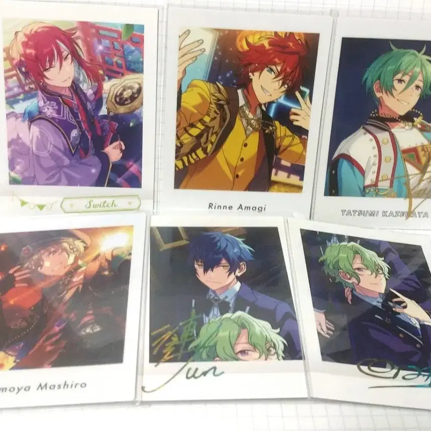 [BUNJANG] Ensemble Stars! Natsume Rinne Tatsumi Tomoya Jun Hiyori Pashacard Bundle Set / 앙스타 나츠메 린네 타츠미 토모야 쥰 히요리 파샤 일괄
