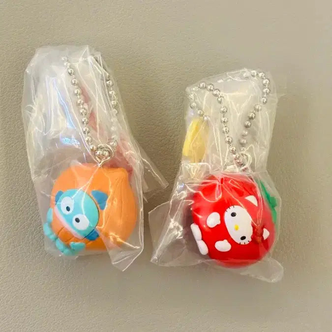 [BUNJANG] Sanrio Vegetables Vegetable Gachapon Keychain / 산리오 야채 베지터블 식완 키링