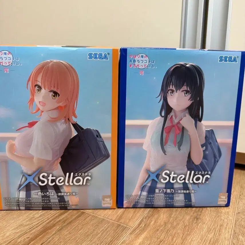[BUNJANG] Sega Stellar Yukino Yukinoshita &amp; Iroha Ichijo 2-Piece Figure Bundle (Sealed) / 미개봉 정품) 세가 Stellar 유키노시타 유키노/이로하 피규어 2종 일괄
