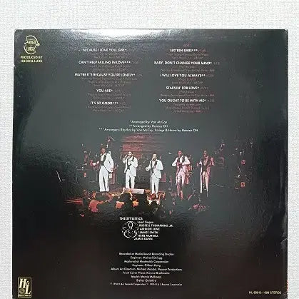 [BUNJANG] The Stylistics Because I Love You, Girl 1976 US Original Vinyl LP / Stylistics " Because I Love You, Girl "